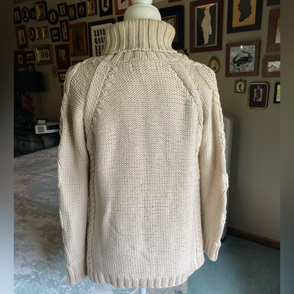 525 America Cotton Fisherman Turtleneck Sweater - Picture 13 of 13